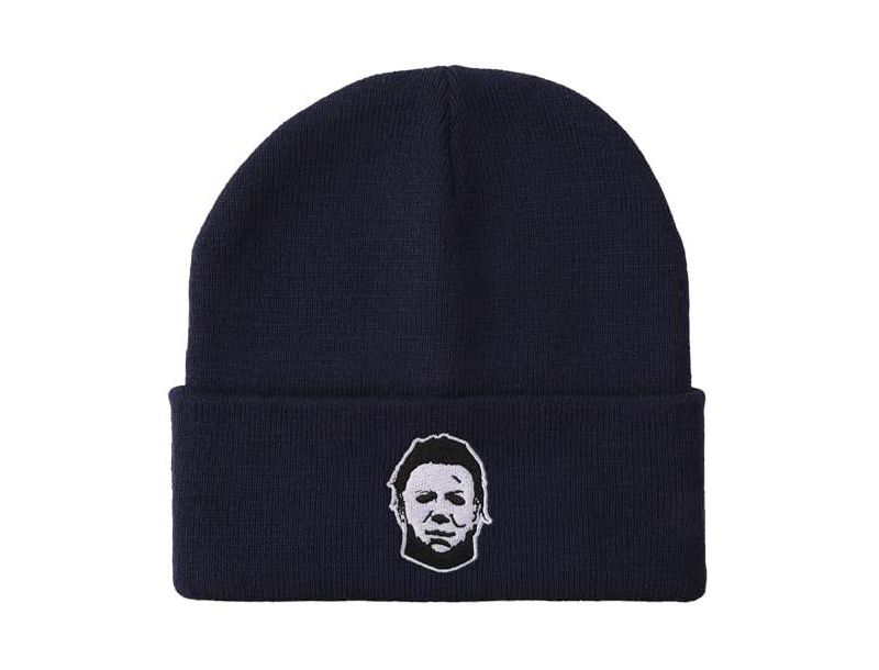 Men's John Carpenter s Michael Myers Navy Cuff Beanie.