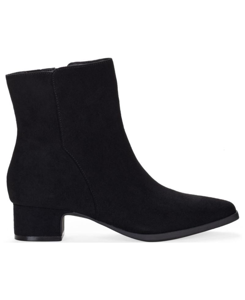 Women's Diamond Almond Toe Booties