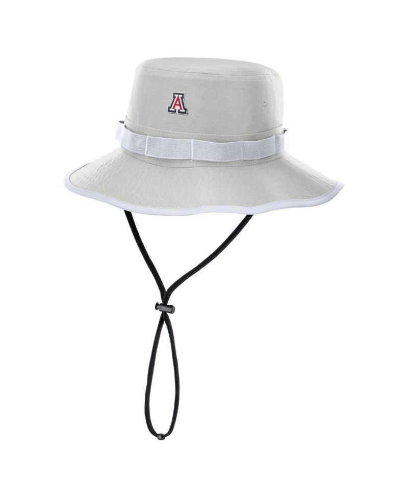 Men's Gray Arizona Wildcats 2025 Sideline Apex Boonie Performance Bucket Hat