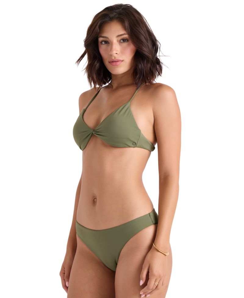 Women's Simply Seamless Twist V-Neck Tie-Back Bikini Top