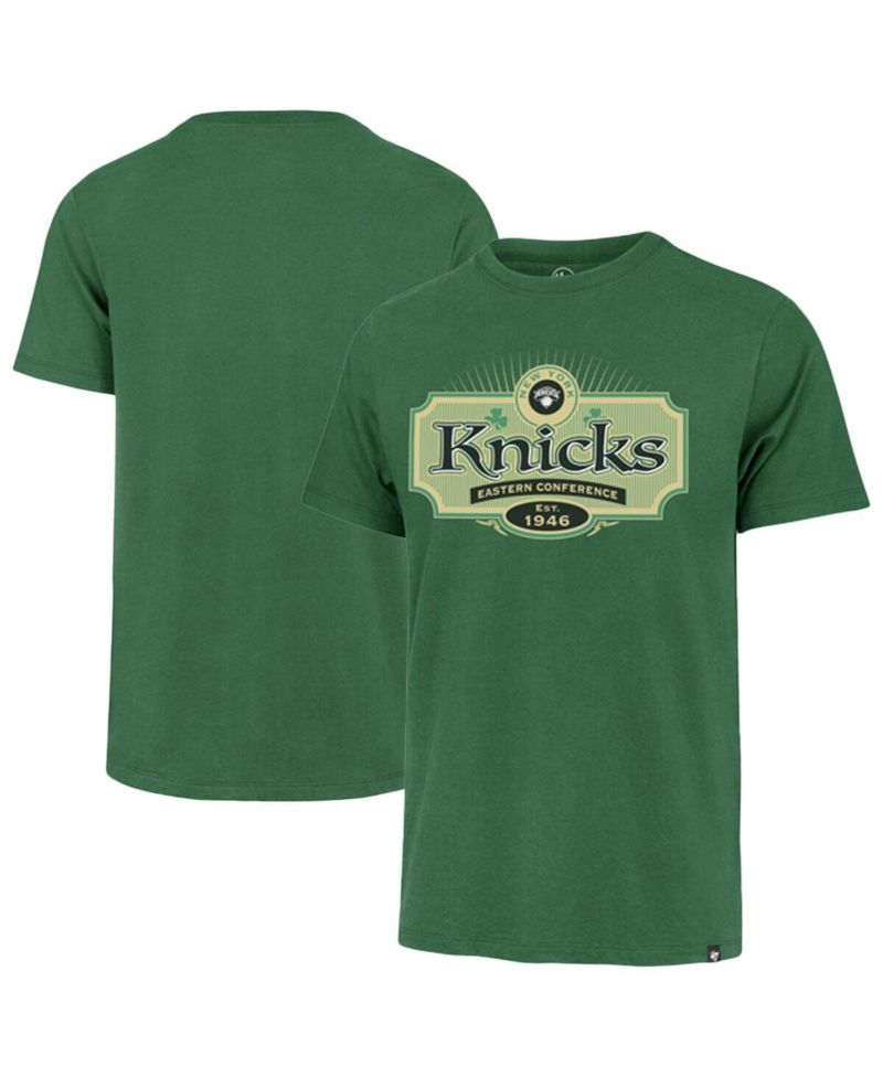 Men's Green New York Knicks Lucky Team Franklin T-Shirt