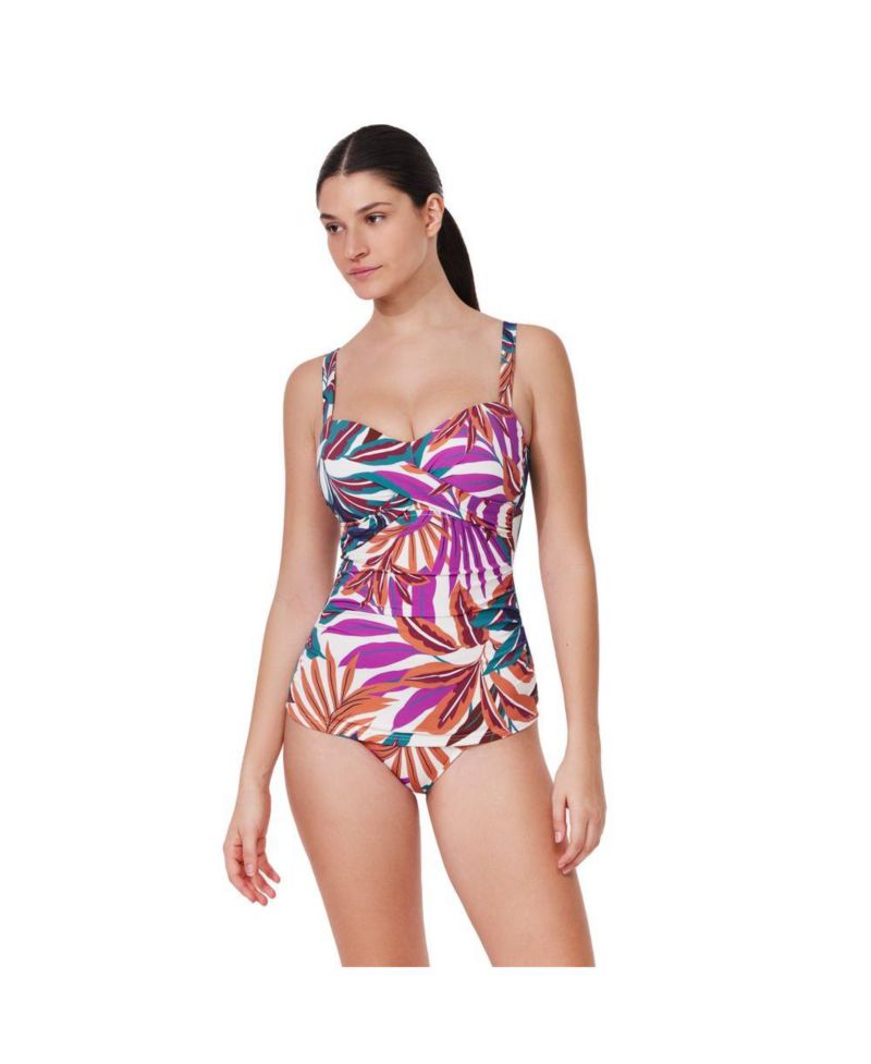 Women's Gottex Plantopia D-Cup Supportive Tankini Swim Top