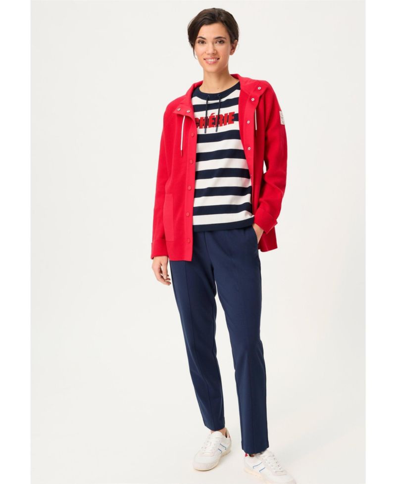 Women's Cherie Embroidered Jersey Knit Top