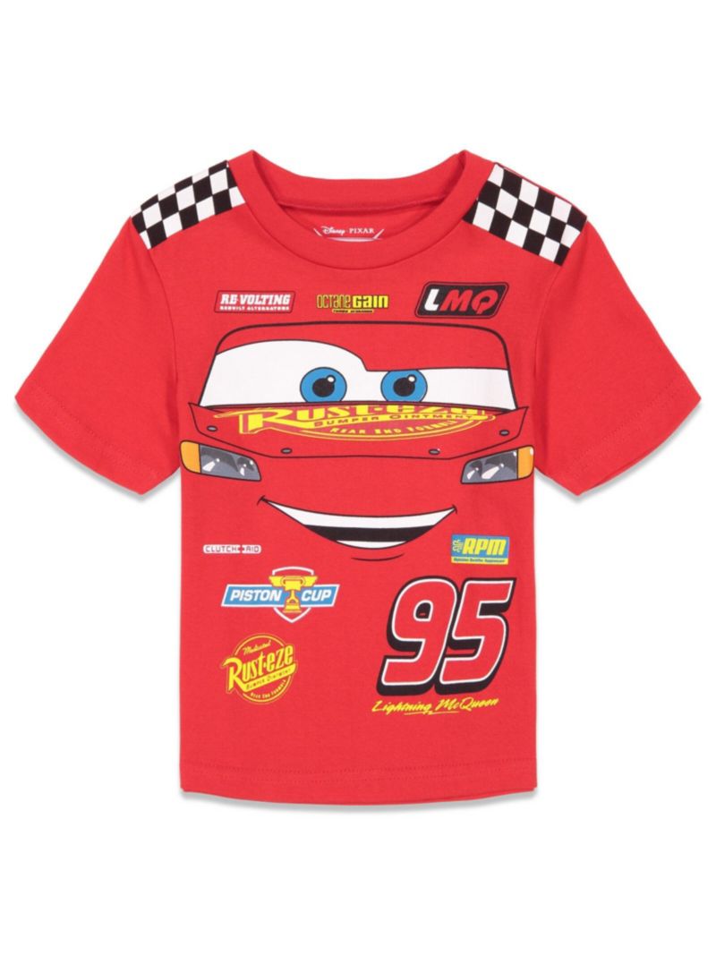 Big Boys (5-12) Lightning McQueen Racing 2-Piece T-Shirt and Shorts Set
