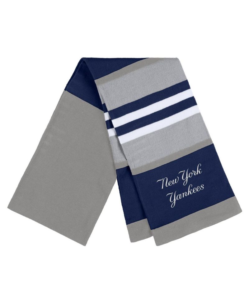 Women's New York Yankees Stripe Glove and Scarf Set