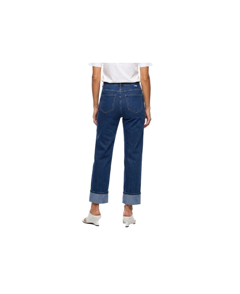 Women's Straight Leg Cuff Jeans