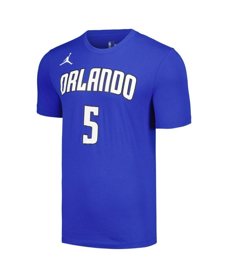 Men's Paolo Banchero Blue Orlando Magic 2022/23 Statement Edition Name and Number T-shirt