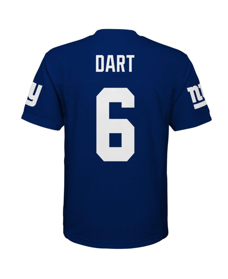 Big Boys and Girls Jaxson Dart Royal New York Giants Replica Jersey