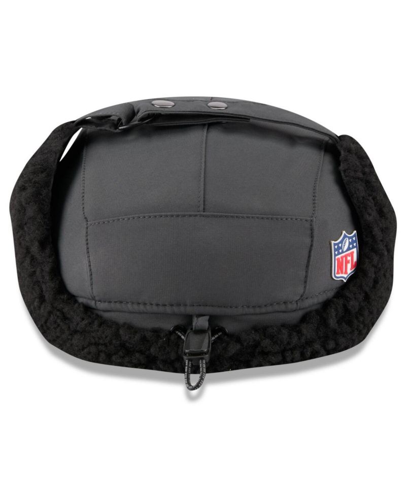 Men's Charcoal Cincinnati Bengals 2025 Sideline Cold Weather Runner Dog Ear Adjustable Hat
