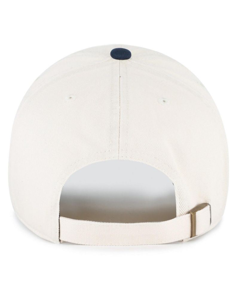 Men's Natural Atlanta Braves Single Swirl Ice Cream Helmet 2.0 Clean Up Adjustable Hat