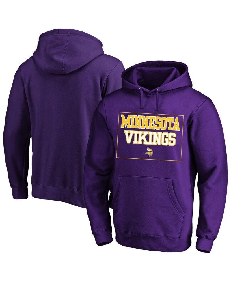 Men's Purple Minnesota Vikings Big & Tall Fleece Hoodie