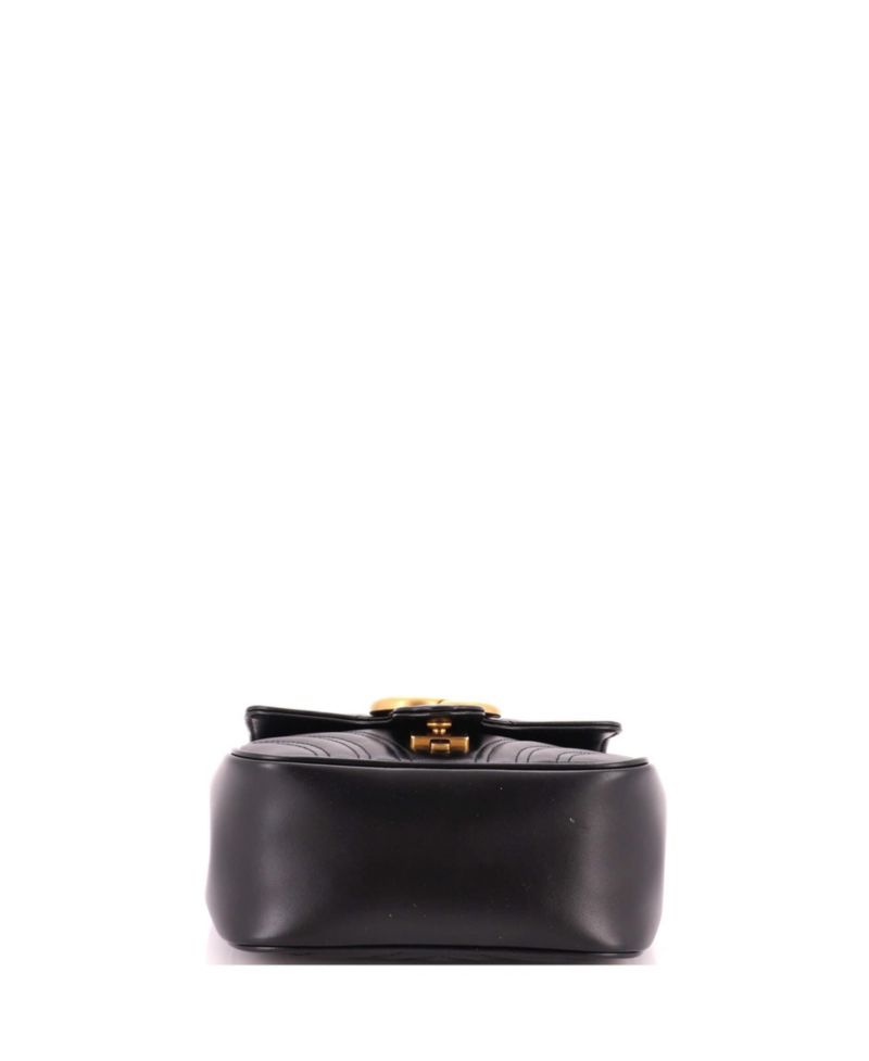 Mini GG Marmont Square Flap Bag Matelasse Leather