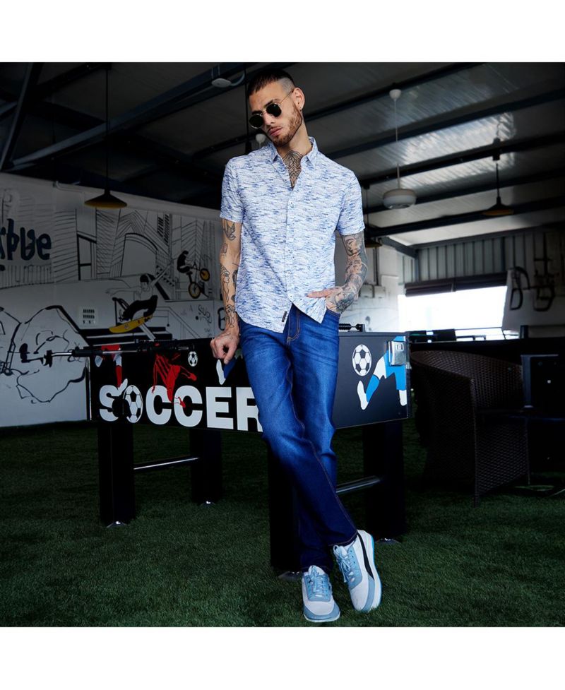 Men's Textured Tactile Shirt