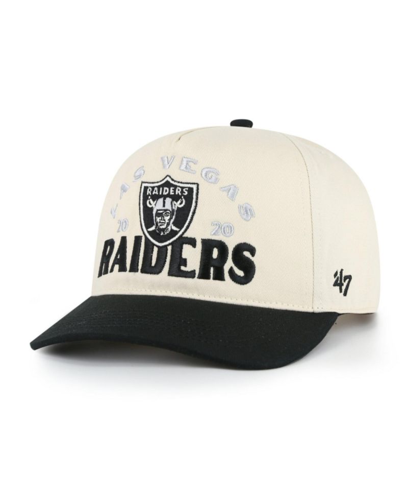Men's '47 Natural Las Vegas Raiders Arcitext Hitch Adjustable Hat