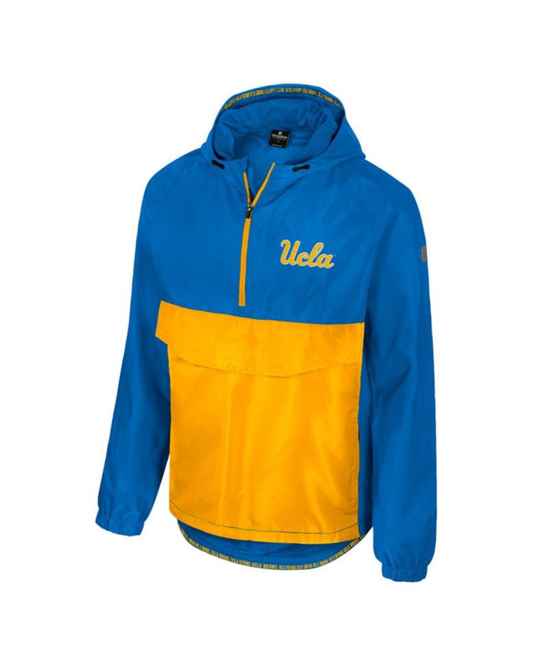 Men's Blue UCLA Bruins Reloaded Anorak Half-Zip Jacket