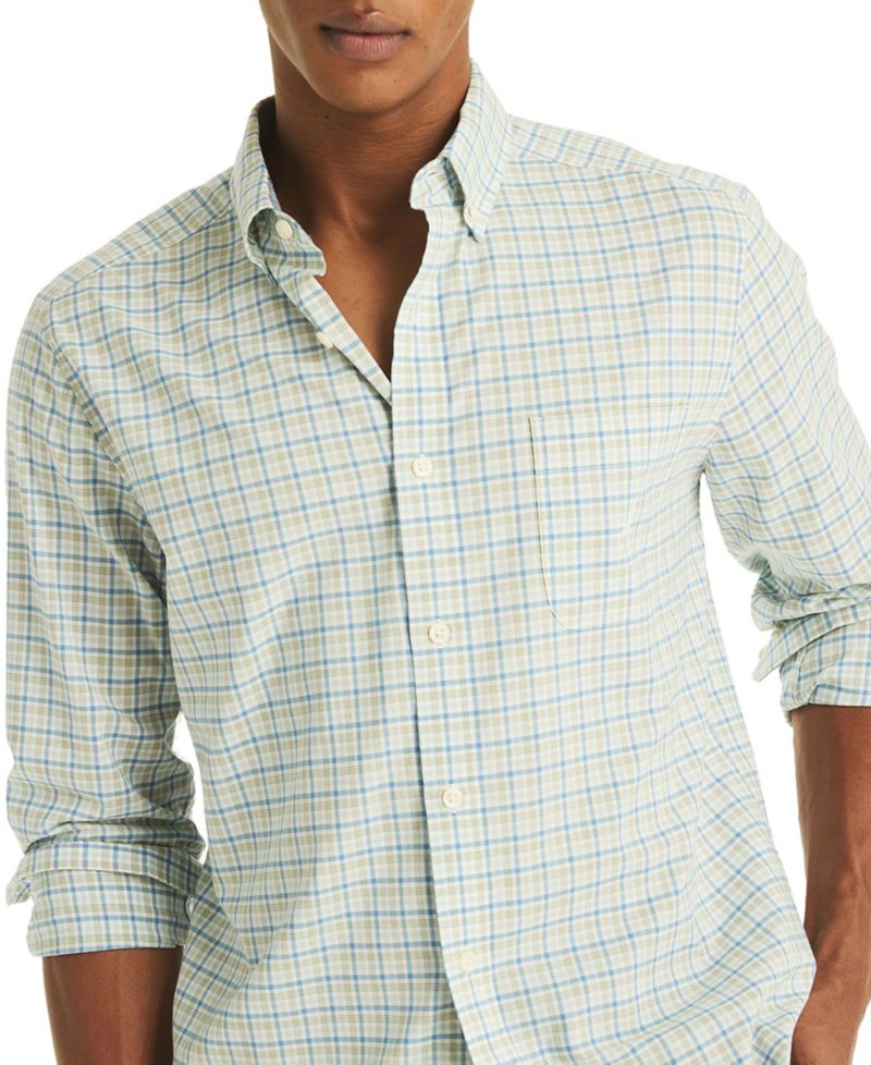 Men's Long-Sleeve Plaid Shirt
