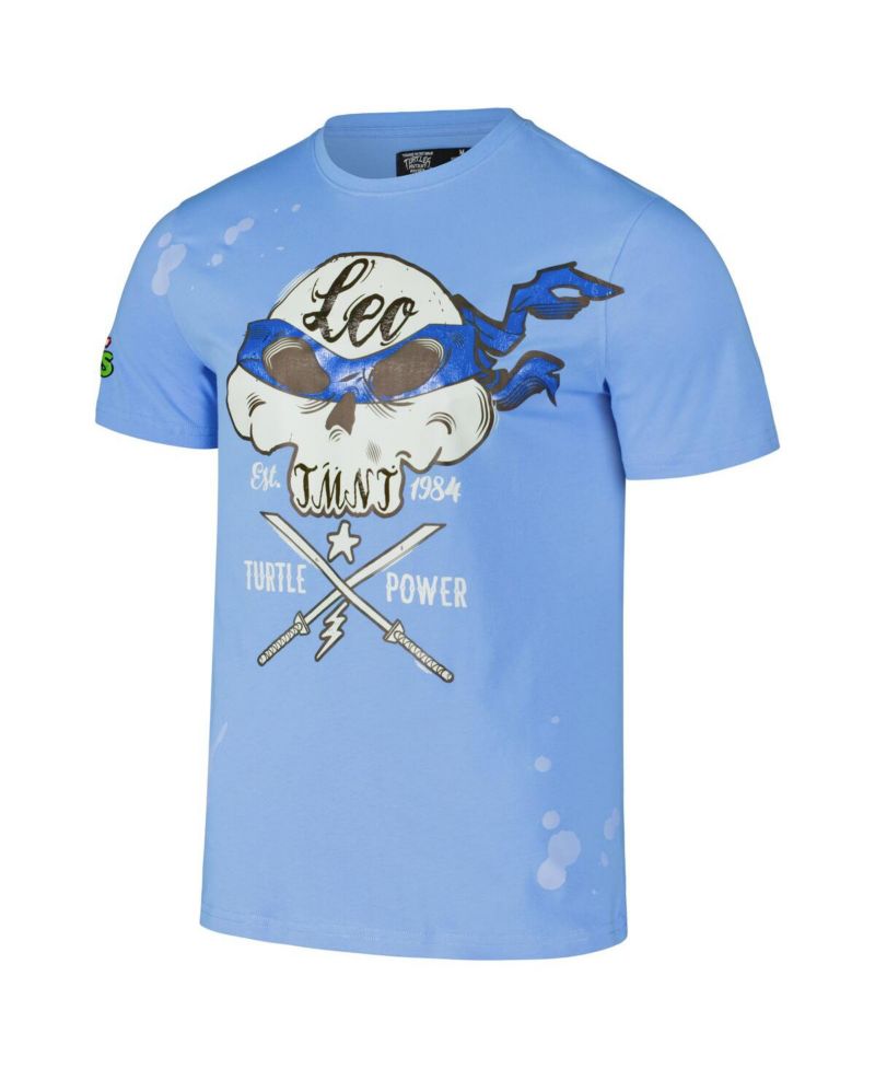 Men's Blue Teenage Mutant Ninja Turtles Turtle Power T-Shirt