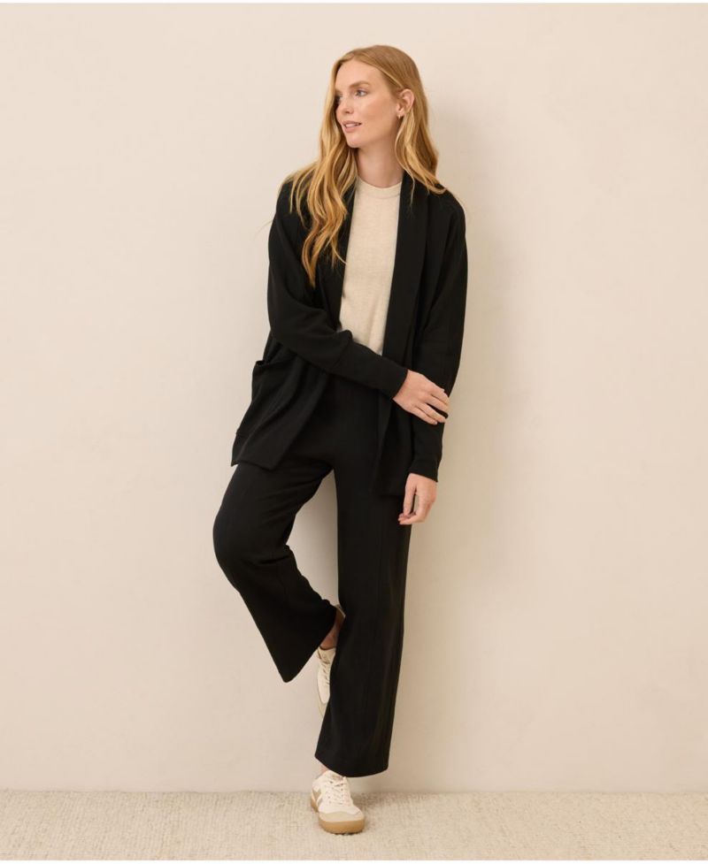 Women's Organic Cotton Airplane Wrap Cardigan