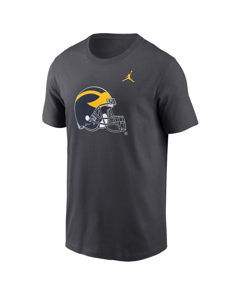 Men's Anthracite Michigan Wolverines Primetime Alternate Logo T-Shirt