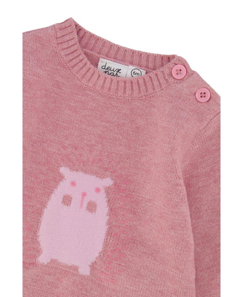 Baby Girls (3M-24M) Knitted Top and Pants Set