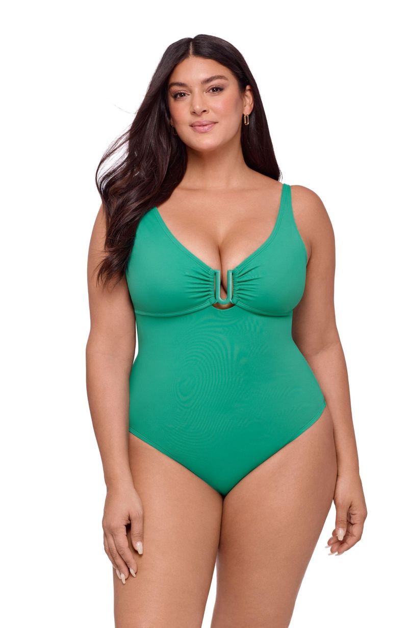 Women's Smoothing and Sculpting U-Wire One-Piece Swimsuit