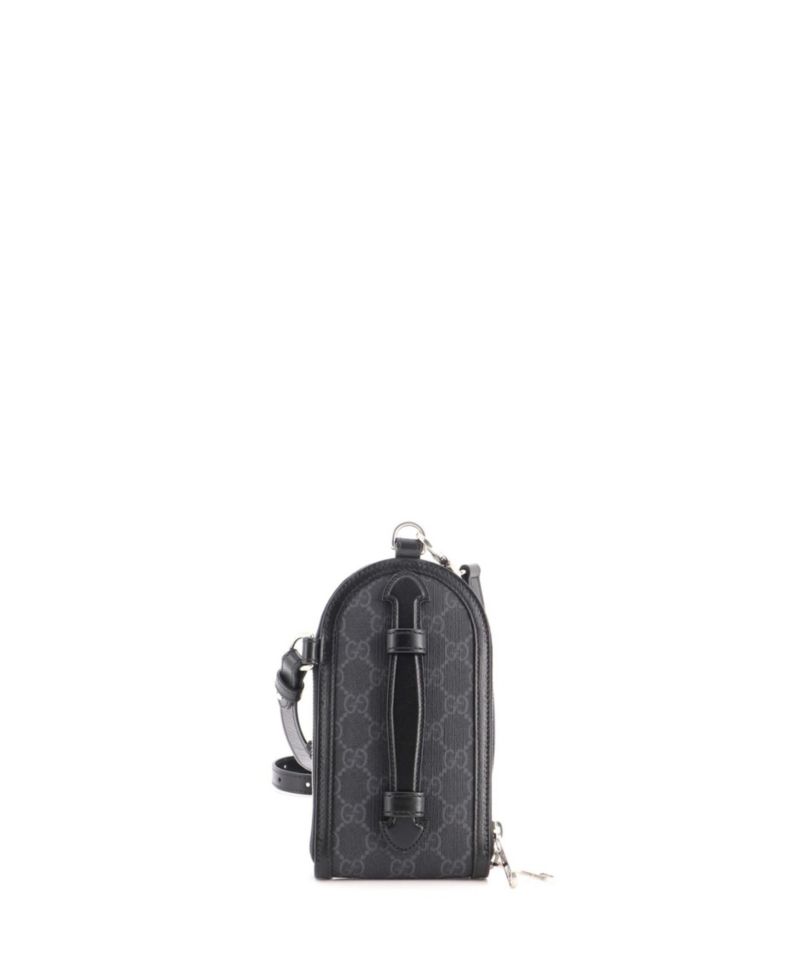 Mini Interlocking G Patch Phone Crossbody Bag GG Coated Canvas