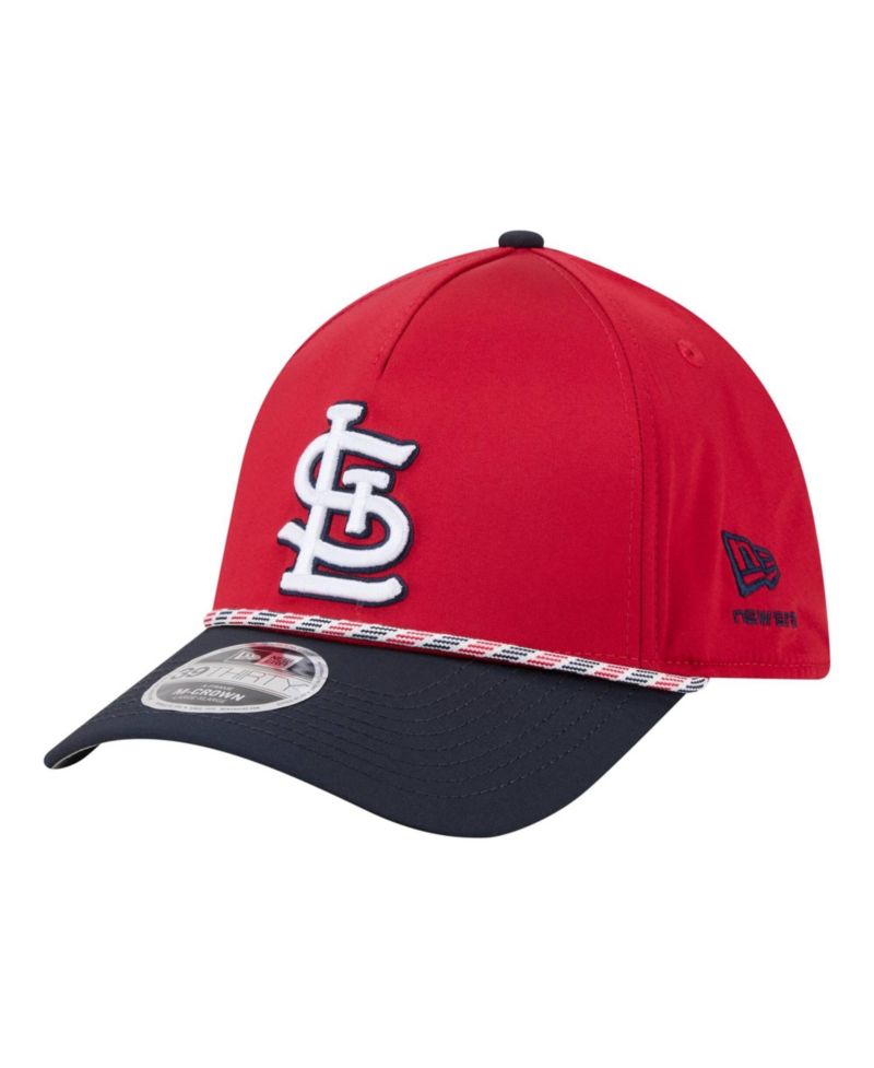 Men's Red/Navy St. Louis Cardinals Rope M-Crown A-Frame 39THIRTY Flex Hat