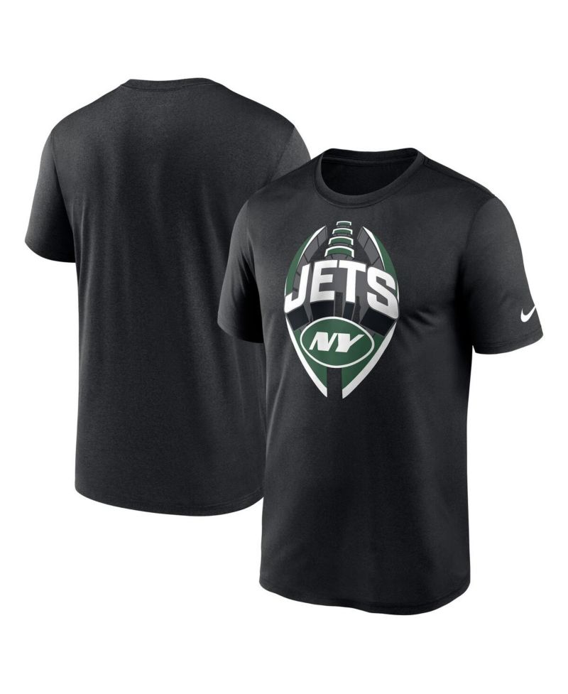 Men's Black New York Jets Legend Icon Performance T-Shirt