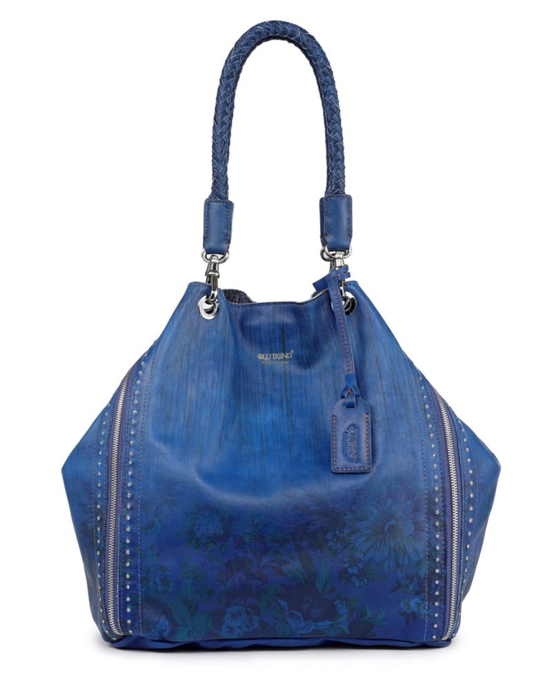 Women's Barracuda Hand Painted Clasp Closure Tote Bag