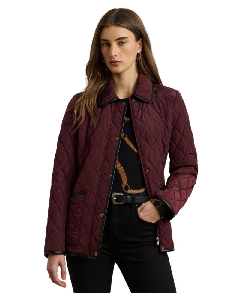 Women's Quilted Velboa-Lined Jacket, Created for Macy's