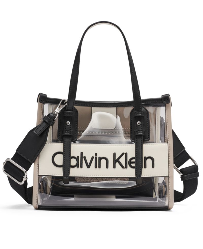 Modern Essentials Clear Crossbody with Web Strap