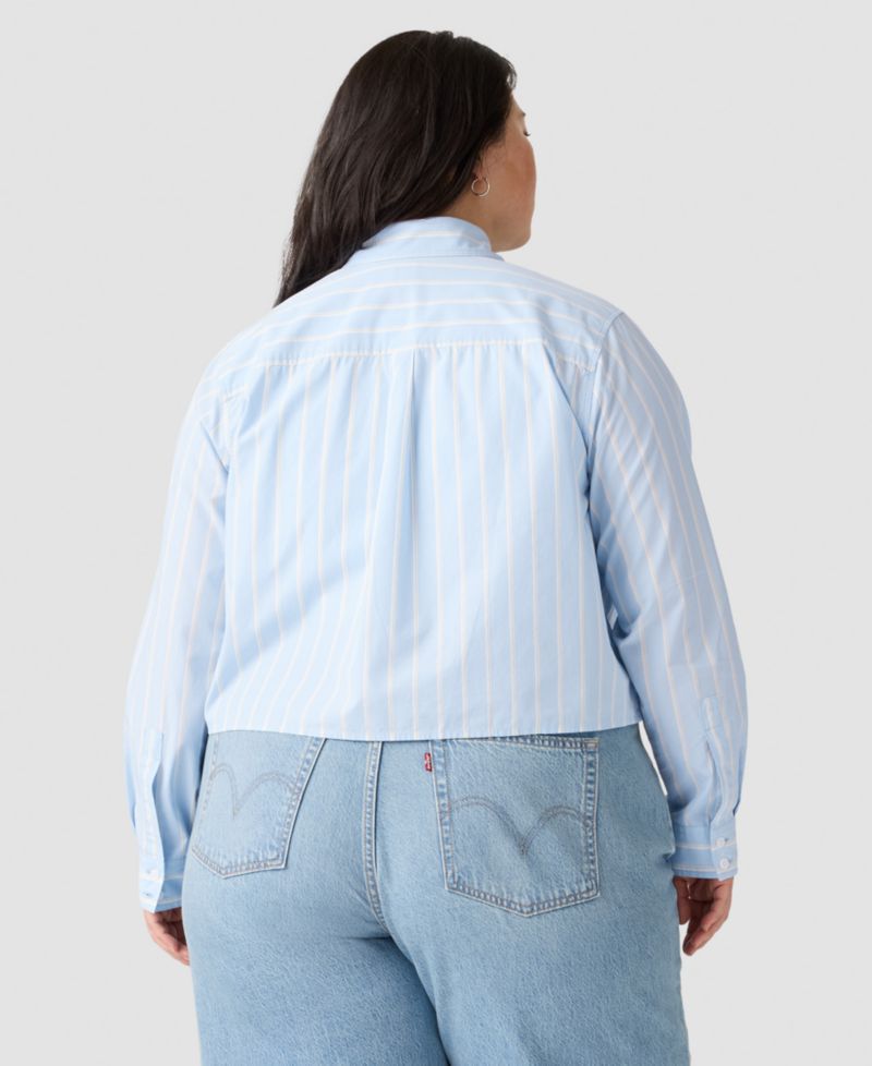 Plus Size Sully Relaxed-Fit Cotton Shirt