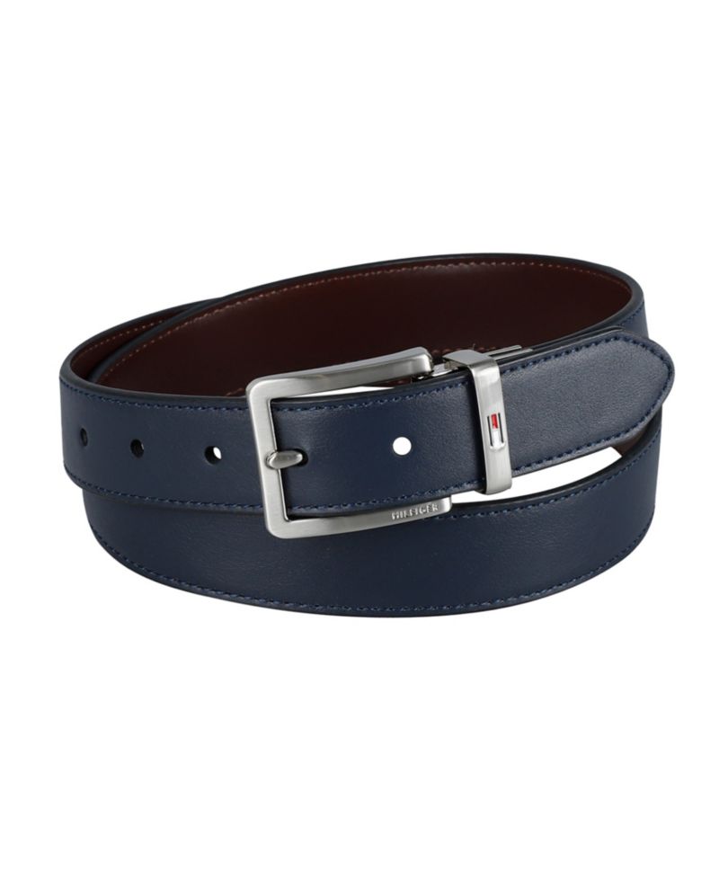 32MM Men's Two-In-One Reversible Dress Belt