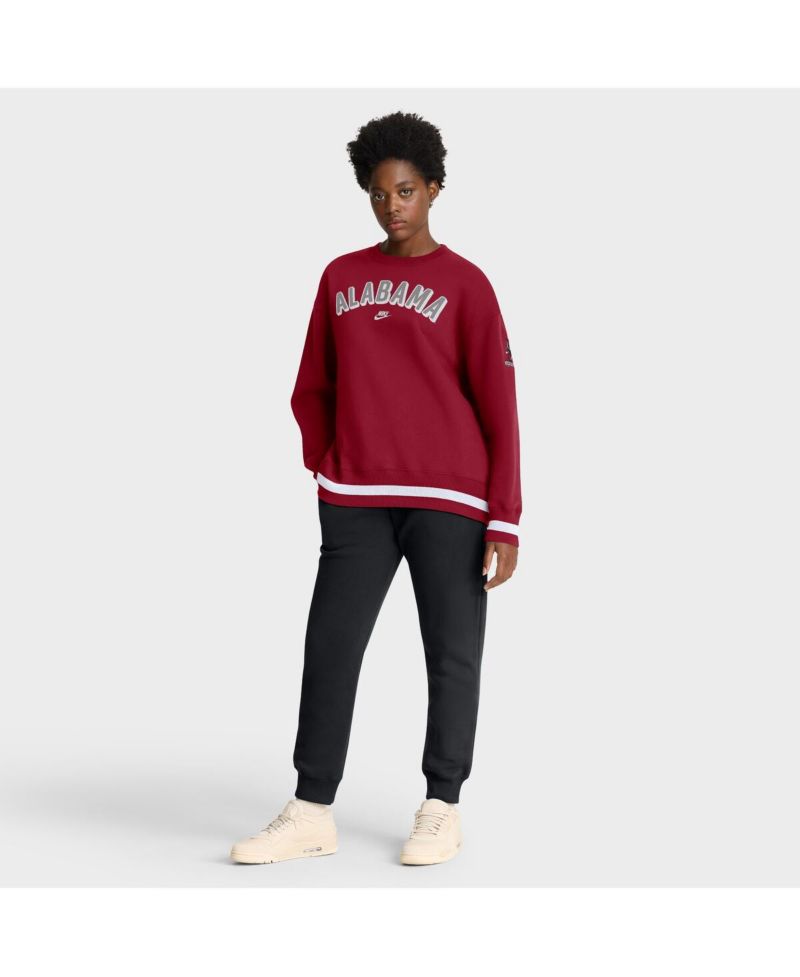 Women's Crimson Alabama Crimson Tide Oversized Legacy Phoenix Sweatshirt