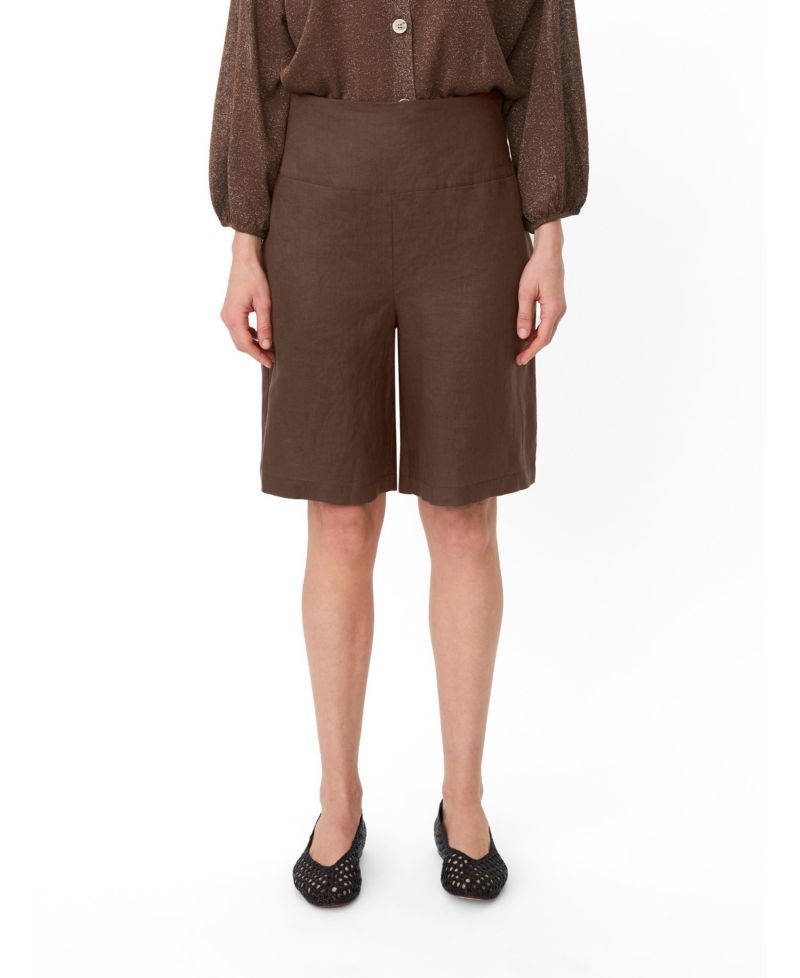 Women's Mapinja Smock Waist Linen Shorts