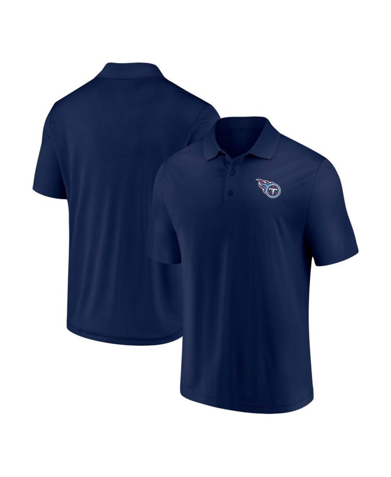 Men's Navy Tennessee Titans Component Polo Shirt