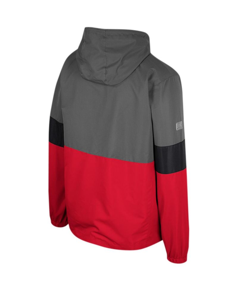 Men's Charcoal Nebraska Huskers Miles Full-Zip Jacket