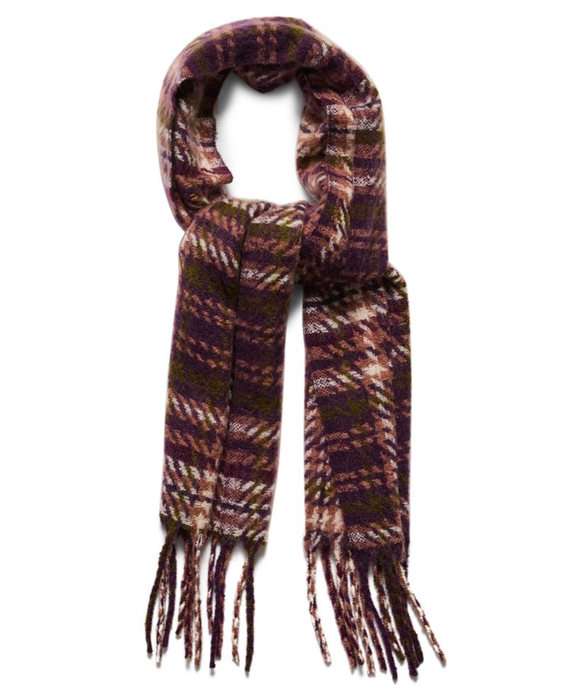 Brushed Twill Tartan Lofty Scarf