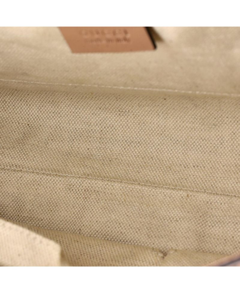 Medium Emily Chain Flap Shoulder Bag GG Canvas and Leather