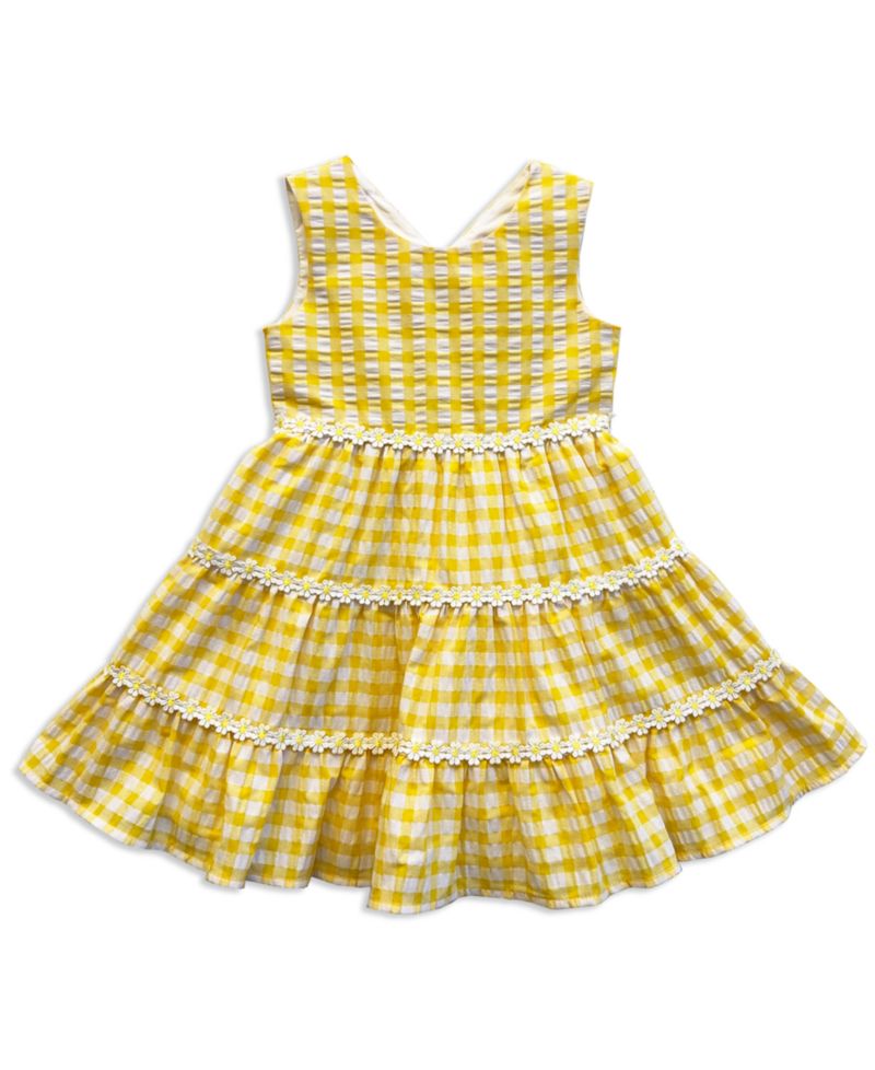 Baby Girls' Gingham-Print Dress