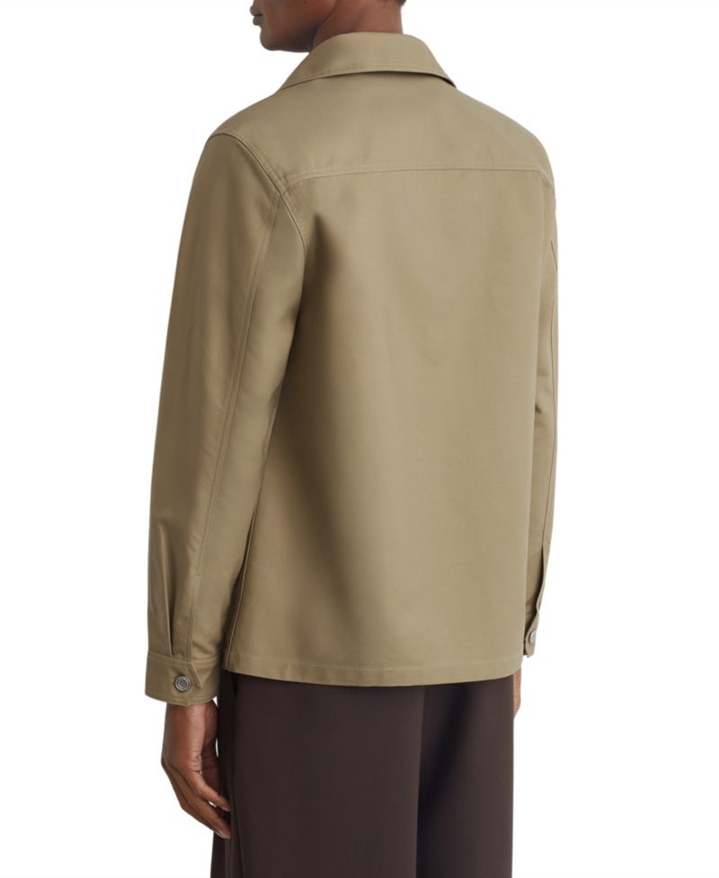 Men's Yorker Cotton-Twill Four-Pocket Overshirt