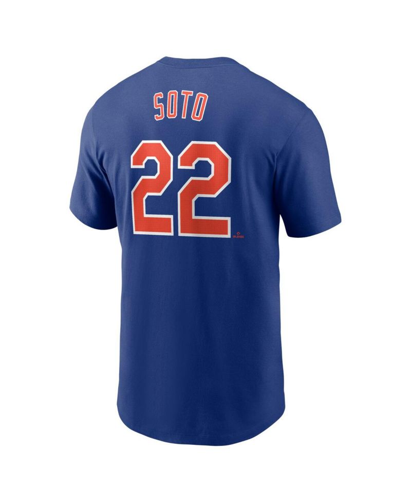 Men's Juan Soto Royal New York Mets Fuse Name & Number T-Shirt