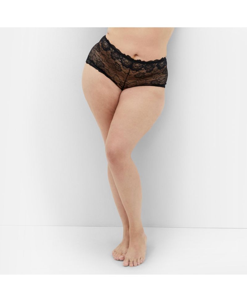 Plus Size Adore 3 Pack Lace Shorty