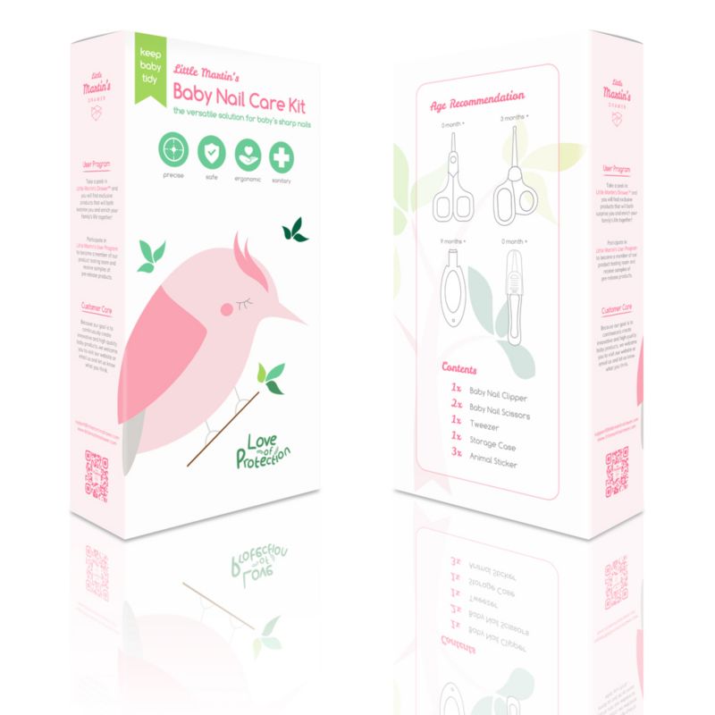 Little Martin's Nail Care Kit (1 Clipper, 2 Scissors, 1 Tweezer)