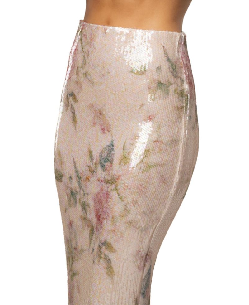 Women's Floral Villa Nights Sequin Skirt