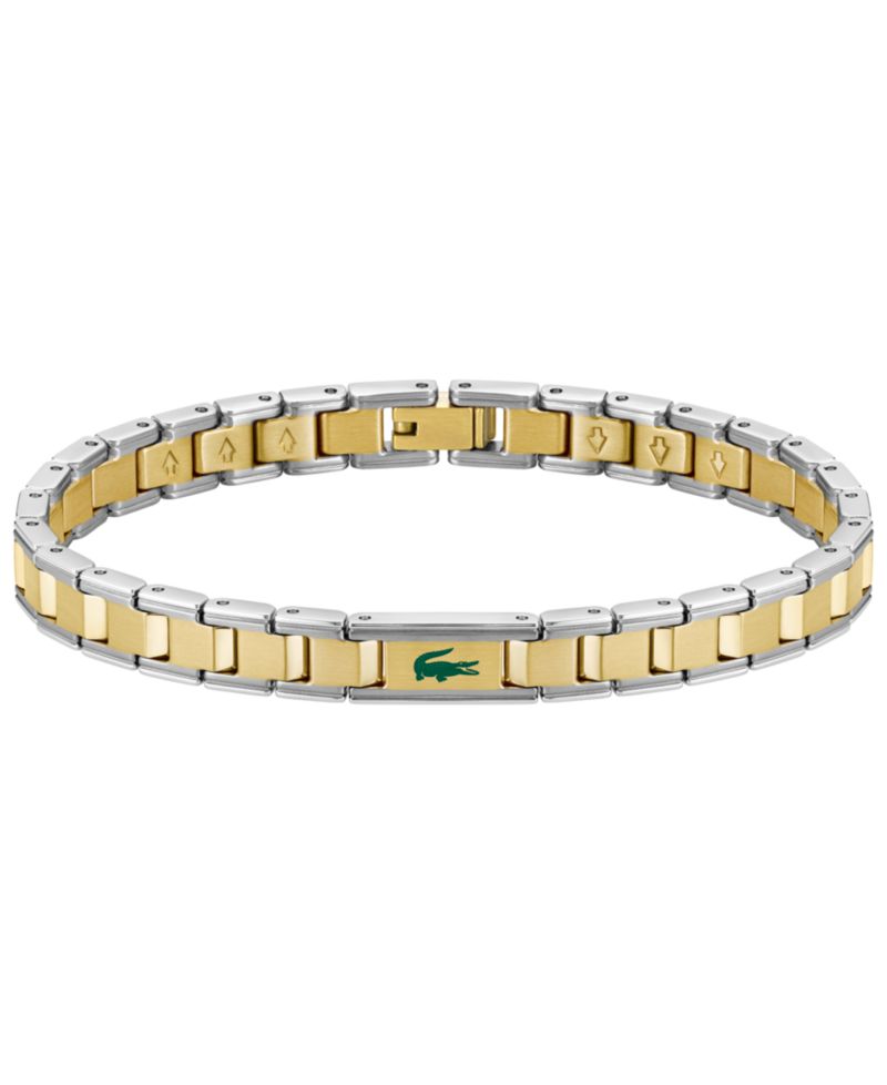 Men's Metropole Edge Two-Tone Stainless Steel Bracelet