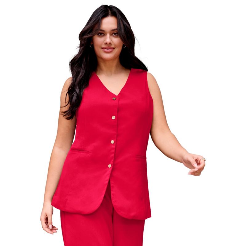 Women's Button Front Vest