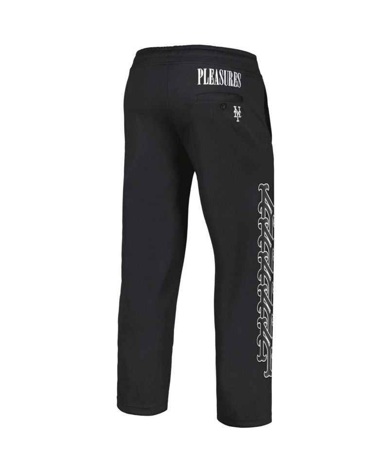 Men's Black New York Mets Pitcher Track Pants