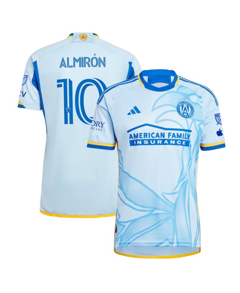 Men's Miguel Almiron Light Blue Atlanta United FC 2024 The Resurgens Kit Authentic Player Jersey