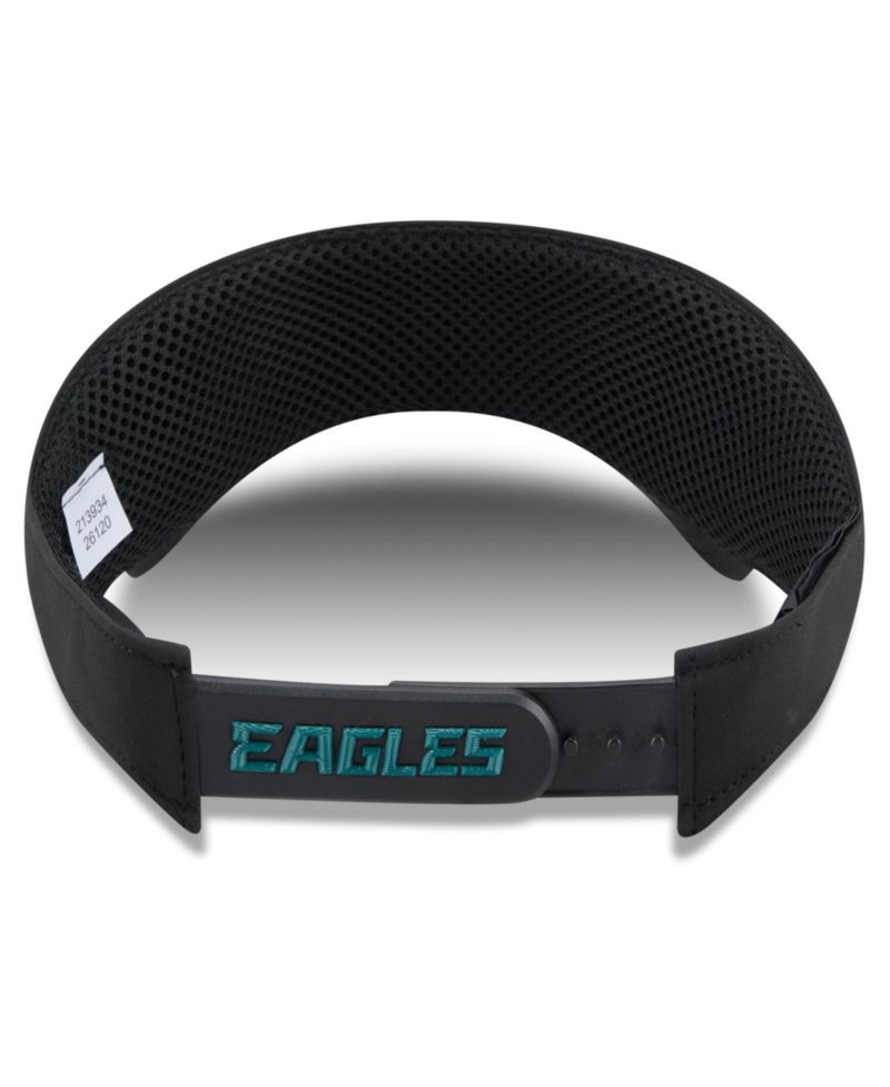 Men's Black Philadelphia Eagles 2026 Sideline Adjustable Visor Hat